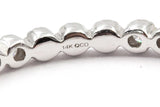 Diamond Eternity Band Ring Stack - 14k White Gold - 0.77ctw