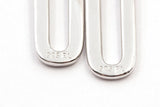 Diamond Drop Earrings - Sterling Silver - 0.15ctw