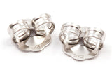 Diamond Drop Earrings - Sterling Silver - 0.15ctw