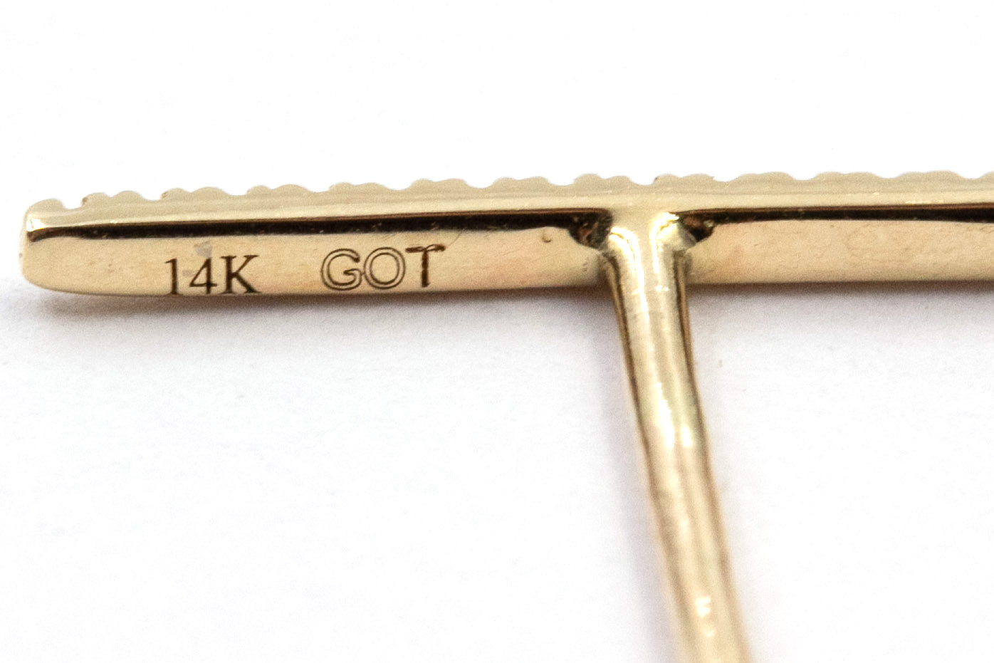 Diamond Geometric Circle Earrings - 14k Yellow Gold - 0.25ctw