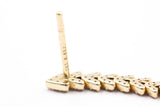 Diamond Fishtail Earrings - 14k Yellow Gold - 0.86ctw