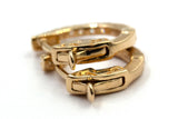 Diamond Hoop Earrings - 14k Yellow Gold - 0.25ctw