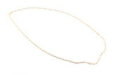Gold Paperclip Chain Necklace - 14k Yellow Gold