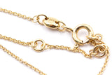 Lab Diamond Station Necklace - Silver Vermeil - 0.07ctw