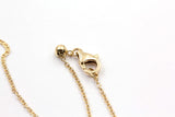Diamond Station Necklace - 14k Yellow Gold - 0.45ctw