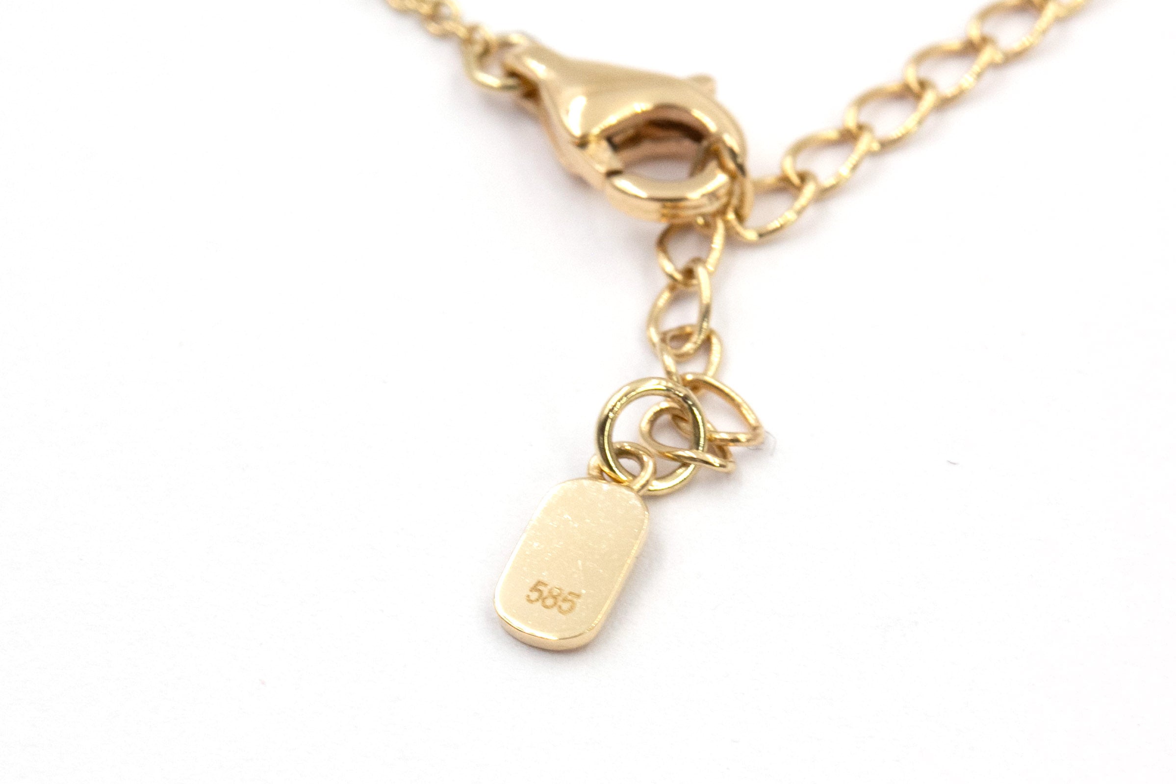 Dainty Diamond Bracelet - 14k Yellow Gold - 0.08ctw