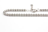 Bezel Diamond Tennis Bracelet - 14k White Gold - 0.89ctw