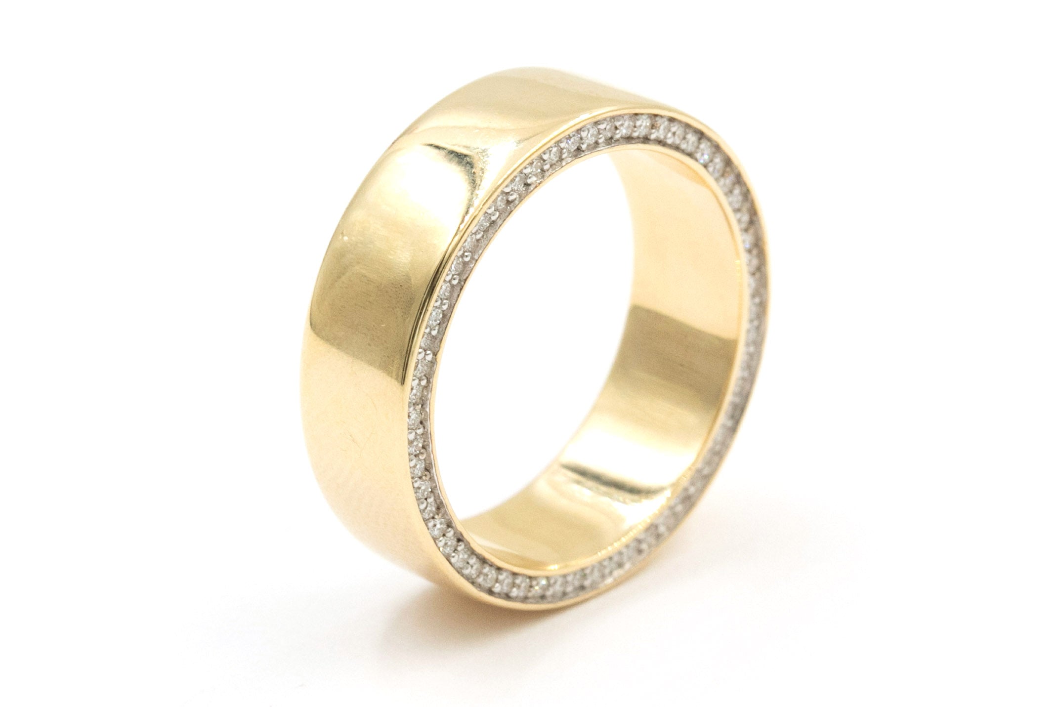 Eternity Diamond Wedding Band - 14k Yellow Gold - 0.46ctw