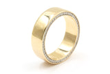Eternity Diamond Wedding Band - 14k Yellow Gold - 0.46ctw