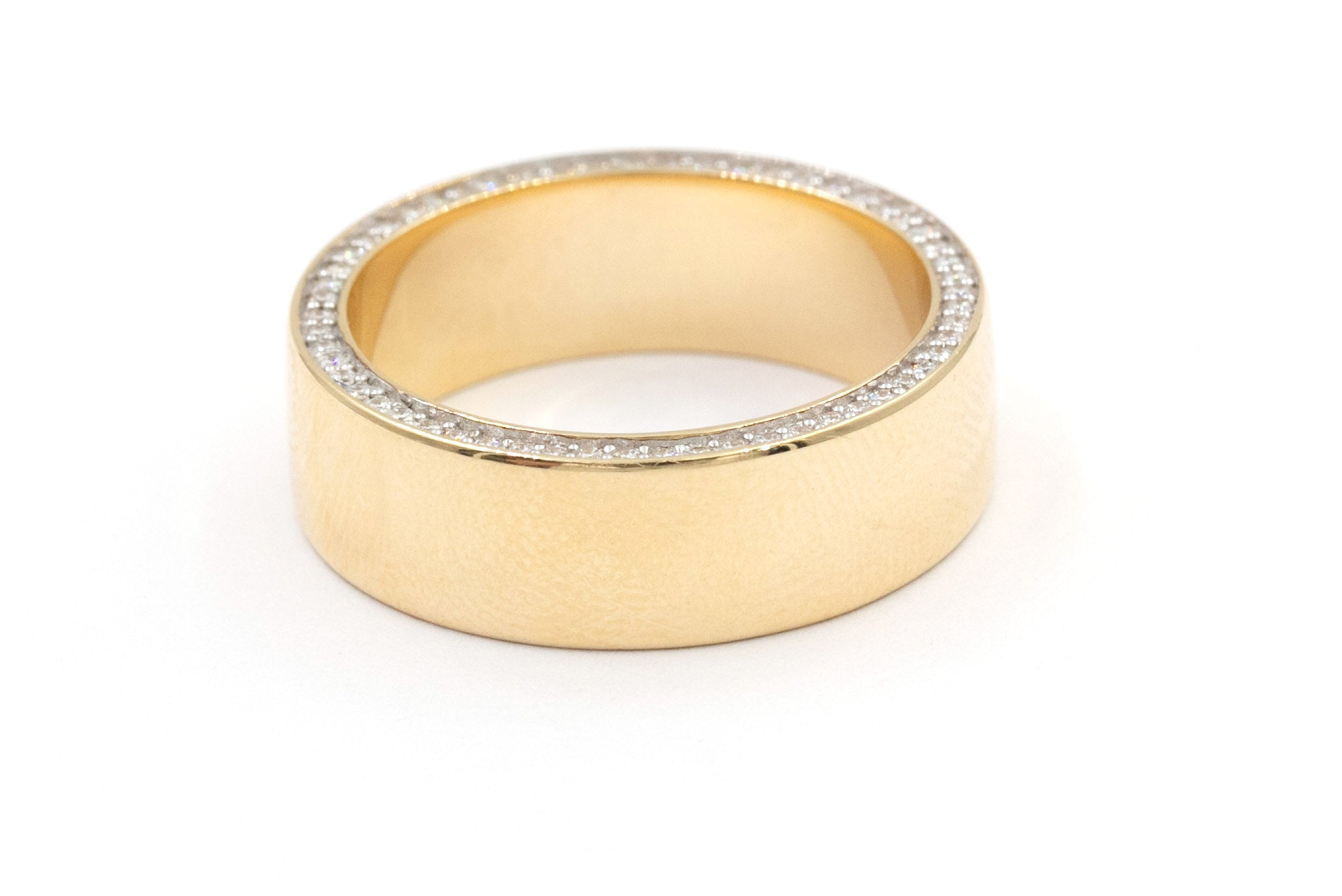 Eternity Diamond Wedding Band - 14k Yellow Gold - 0.46ctw