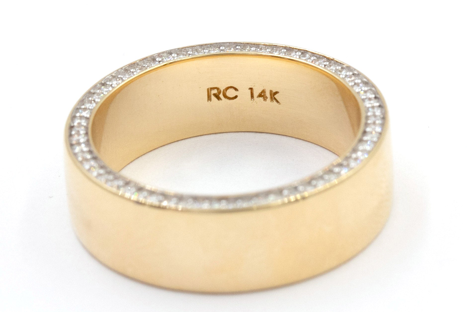 Eternity Diamond Wedding Band - 14k Yellow Gold - 0.46ctw