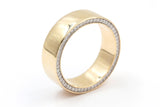 Eternity Diamond Wedding Band - 14k Yellow Gold - 0.46ctw