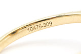 Diamond an Black Onyx Clover Ring - 14k Yellow Gold - 0.24ctw