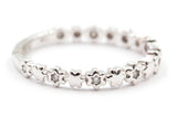Diamond Star Half Eternity Band - 10k White Gold - 0.06ctw