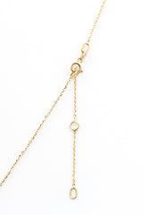 Marquise Diamond Drop Necklace - 14k Yellow Gold - 0.14ctw