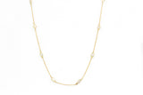 Mixed Fancy Cut Diamond Necklace - 14k Yellow Gold - 2.80ctw