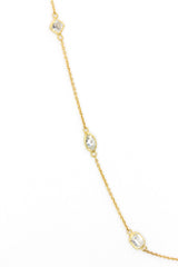 Mixed Fancy Cut Diamond Necklace - 14k Yellow Gold - 2.80ctw