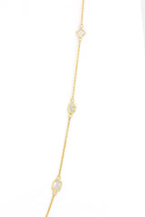 Mixed Fancy Cut Diamond Necklace - 14k Yellow Gold - 2.80ctw