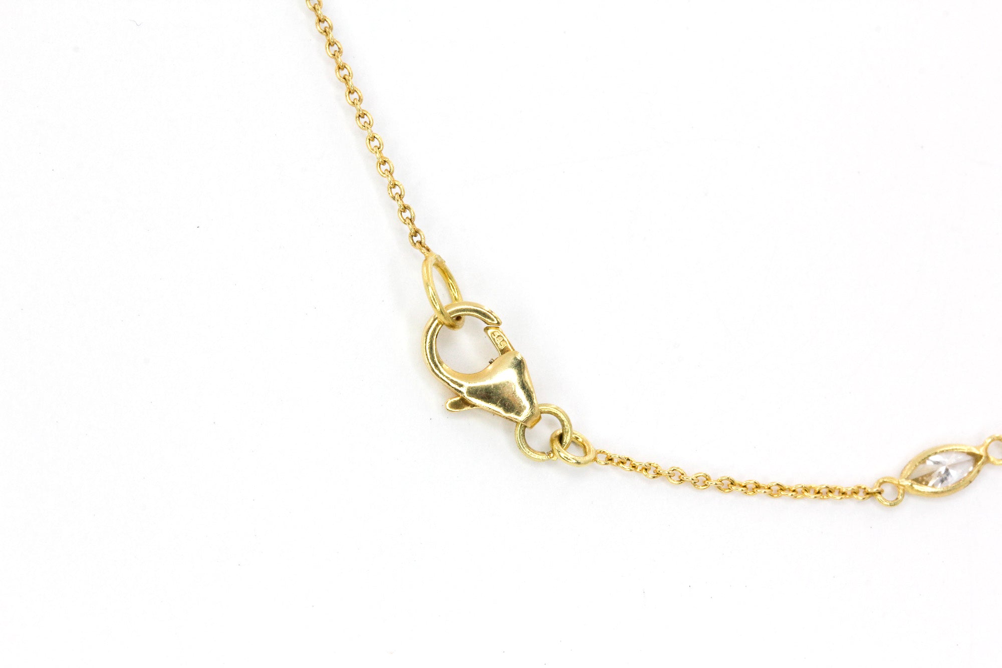 Mixed Fancy Cut Diamond Necklace - 14k Yellow Gold - 2.80ctw