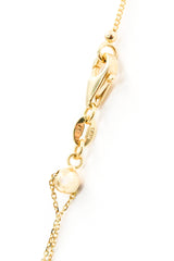 Moon and Star Charm Necklace - 14k Yellow Gold