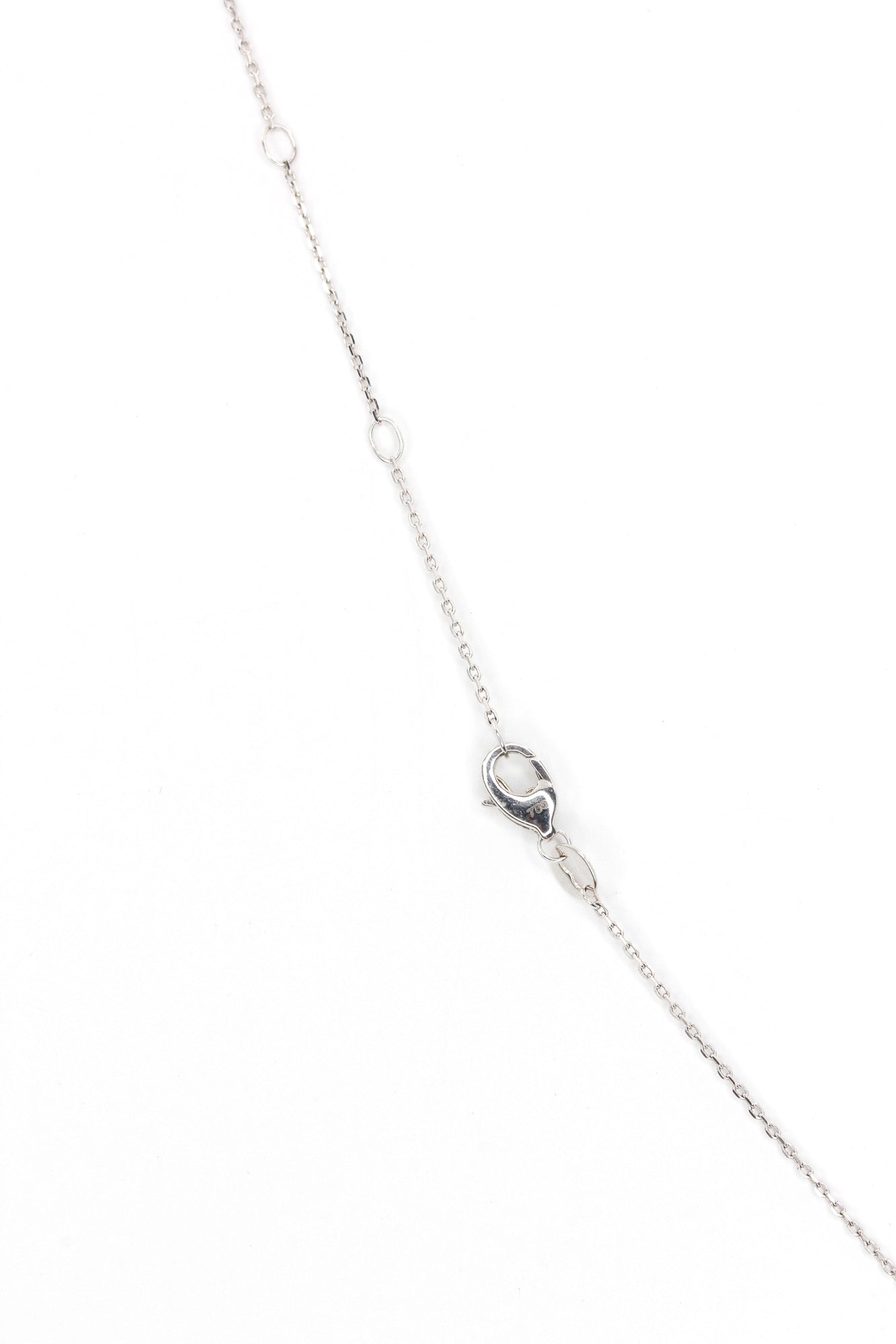 Petite Diamond Flower Pendant Necklace - 18k White Gold - 0.25ctw