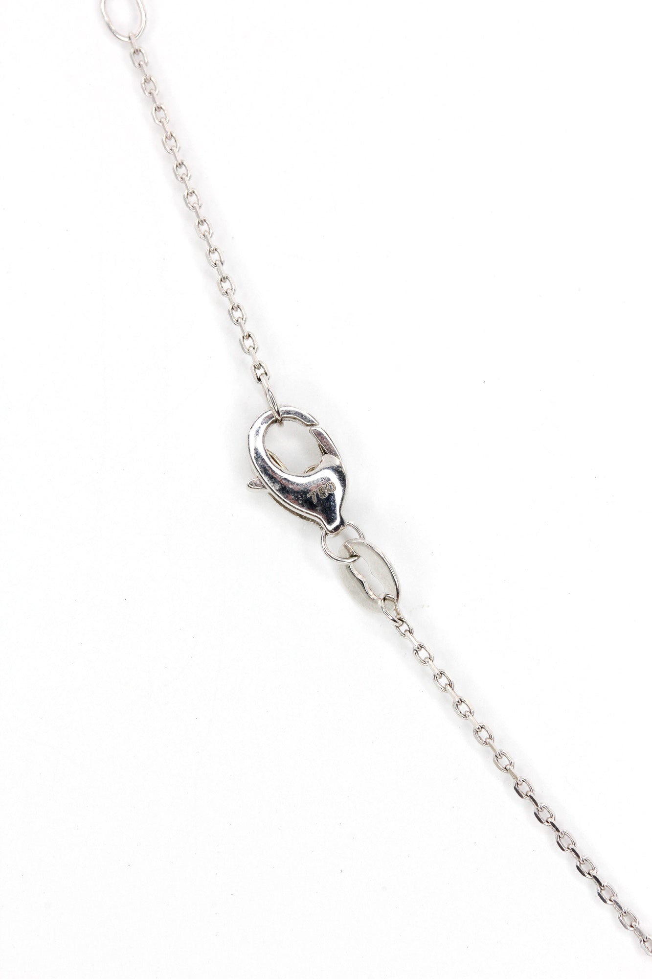 Petite Diamond Flower Pendant Necklace - 18k White Gold - 0.25ctw