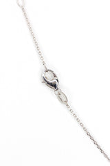 Petite Diamond Flower Pendant Necklace - 18k White Gold - 0.25ctw