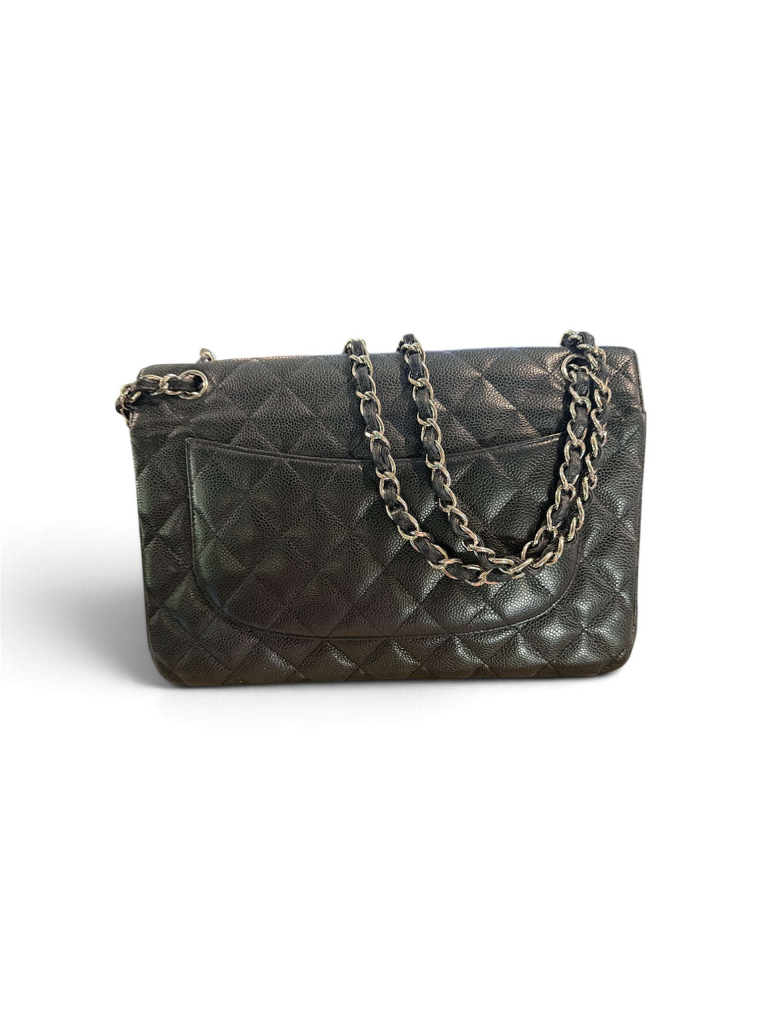 Chanel Classic Flap Jumbo Caviar Handbag
