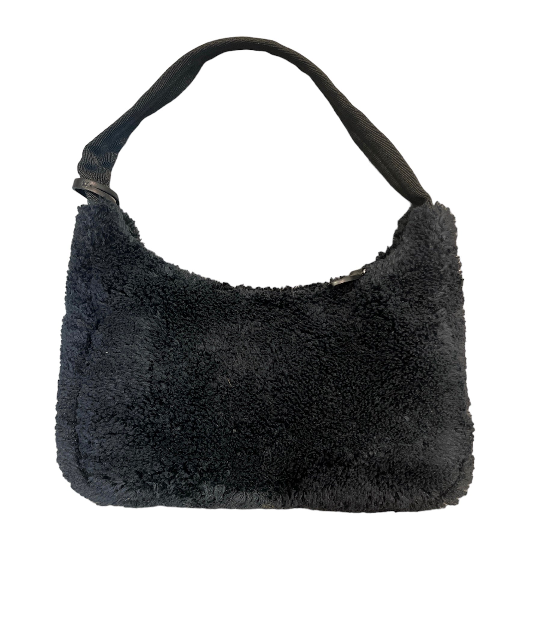Prada Re Edition 2000 Terry Mini Bag - Black & White