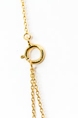 Ruby Station Necklace - 14k Yellow Gold - 0.63ctw