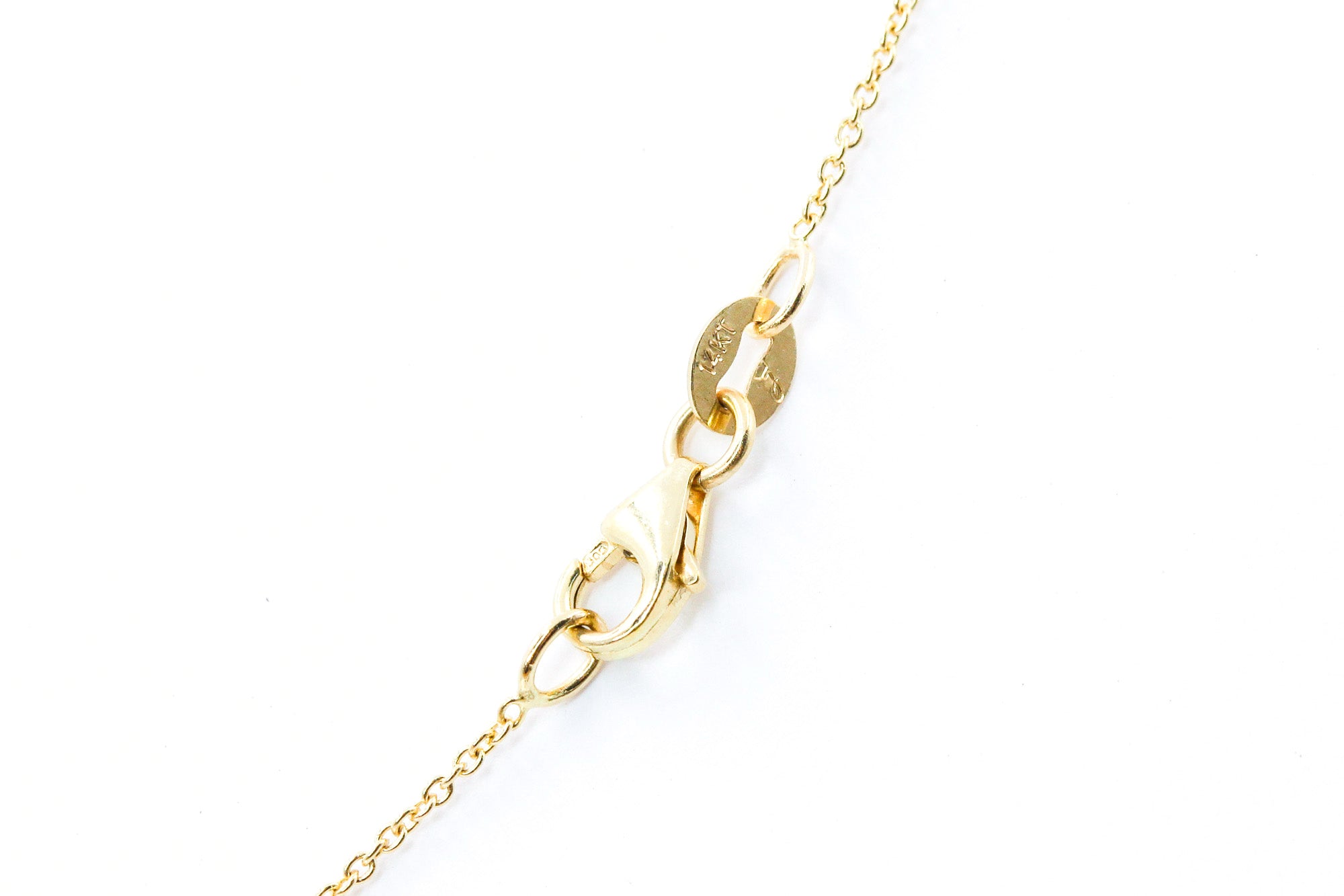 Sapphire Heart Necklace - 14k Yellow Gold - 0.80ctw
