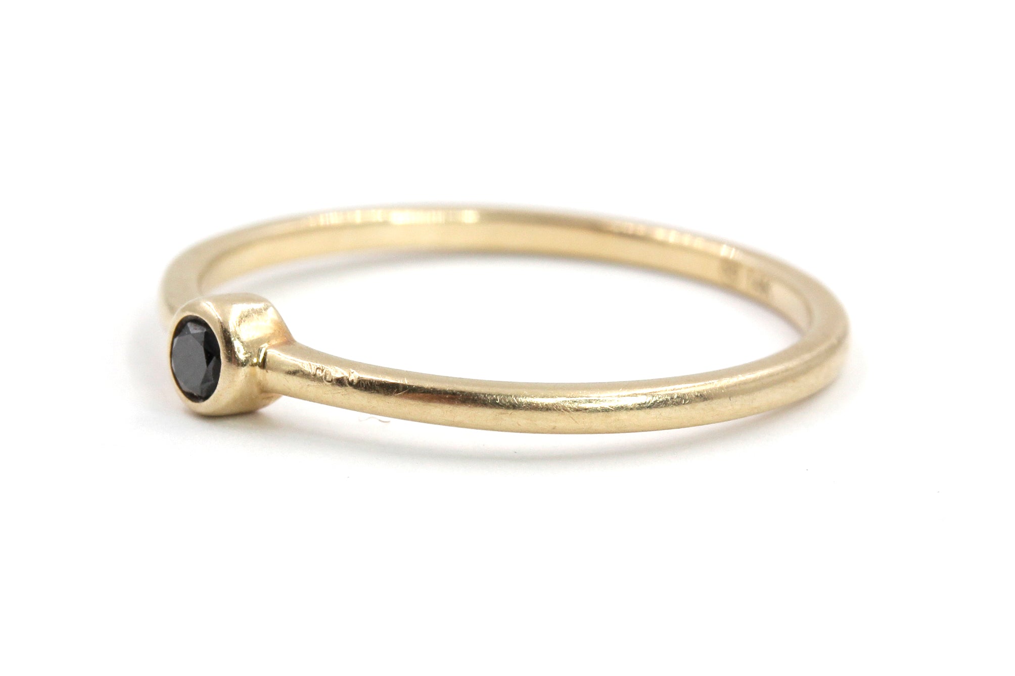 Sapphire Stackable 14k Yellow Gold Ring
