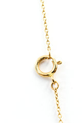 Sapphire Station Necklace - 14k Yellow Gold - 0.60ctw