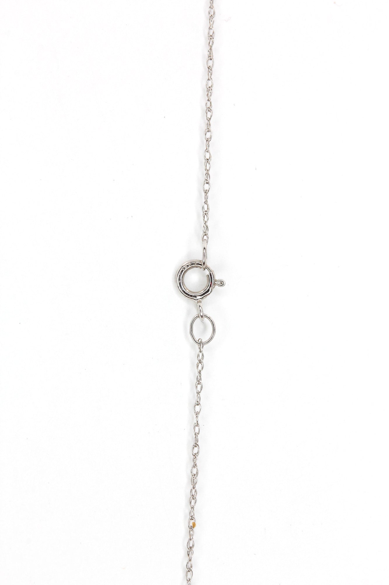 Sapphire and Diamond Drop Pendant Necklace - 10k White Gold - 0.36ctw