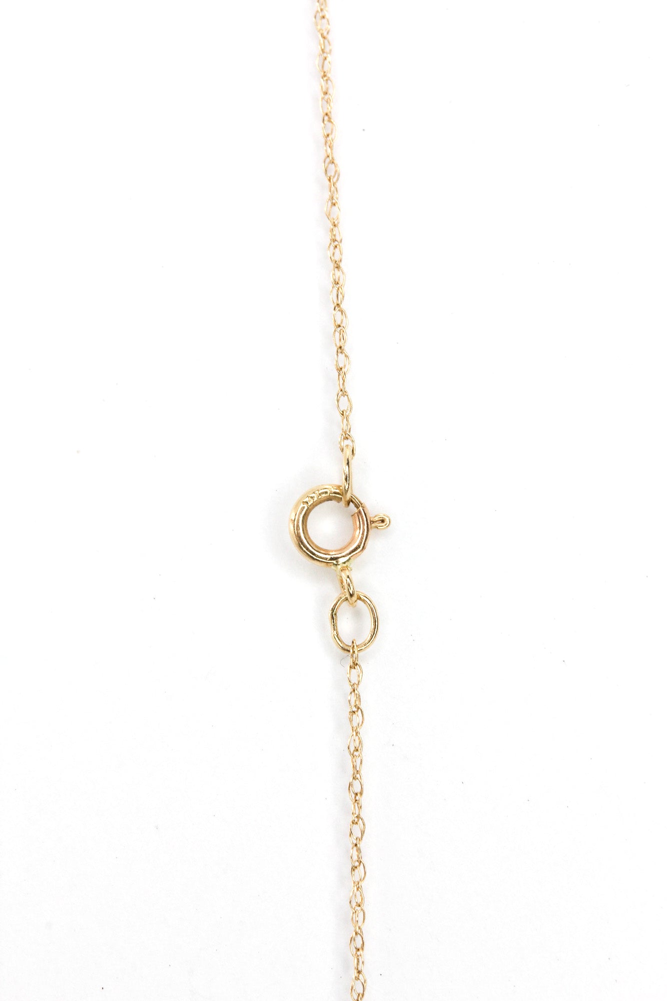 Sapphire and Diamond Drop Pendant Necklace - 10k Yellow Gold - 0.36ctw