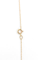 Sapphire and Diamond Drop Pendant Necklace - 10k Yellow Gold - 0.36ctw
