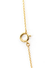Sapphire and Diamond Necklace - 14k Yellow Gold - 0.77ctw