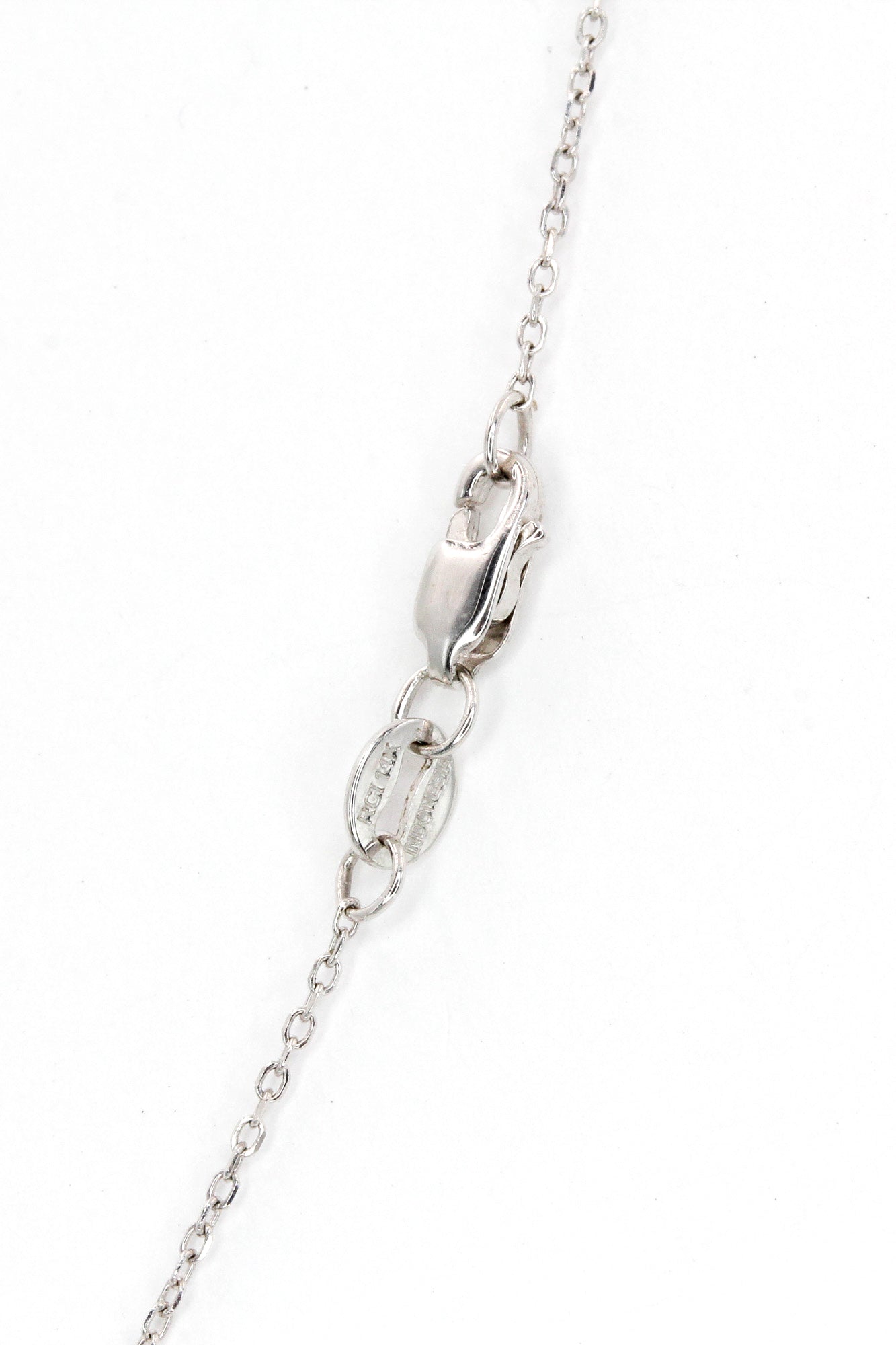 Scattered Diamond Necklace - 14k White Gold  - 0.20ctw