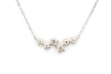 Scattered Diamond Necklace - 14k White Gold  - 0.20ctw