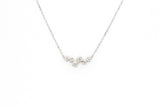 Scattered Diamond Necklace - 14k White Gold  - 0.20ctw