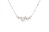 Scattered Diamond Necklace - 14k White Gold  - 0.20ctw