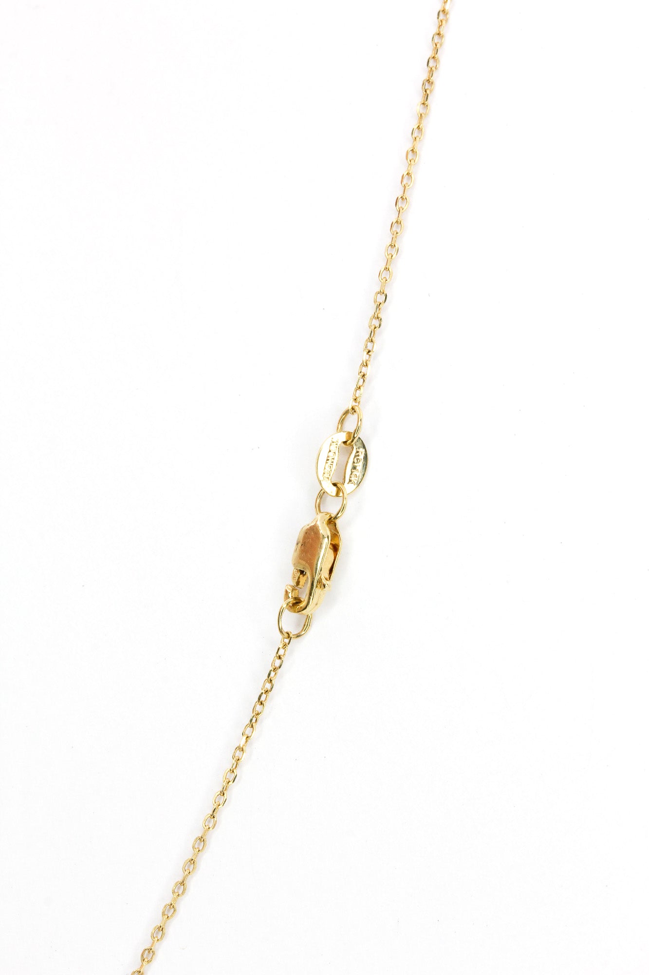 Scattered Diamonds Necklace - 14k Yellow Gold - 0.20ctw