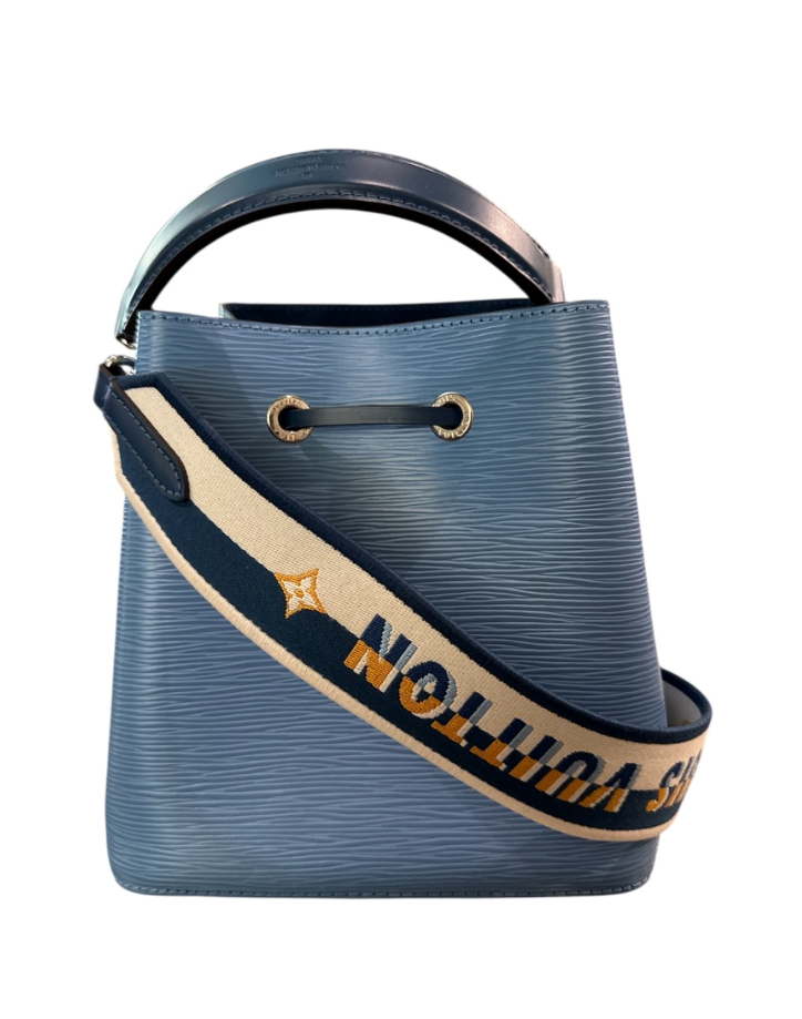 Louis Vuitton Epi Leather NeoNoe Bucket Bag- Indigo Blue