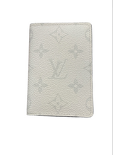 Louis Vuitton Taiga Taigarama White Monogram Canvas Pocket Organizer