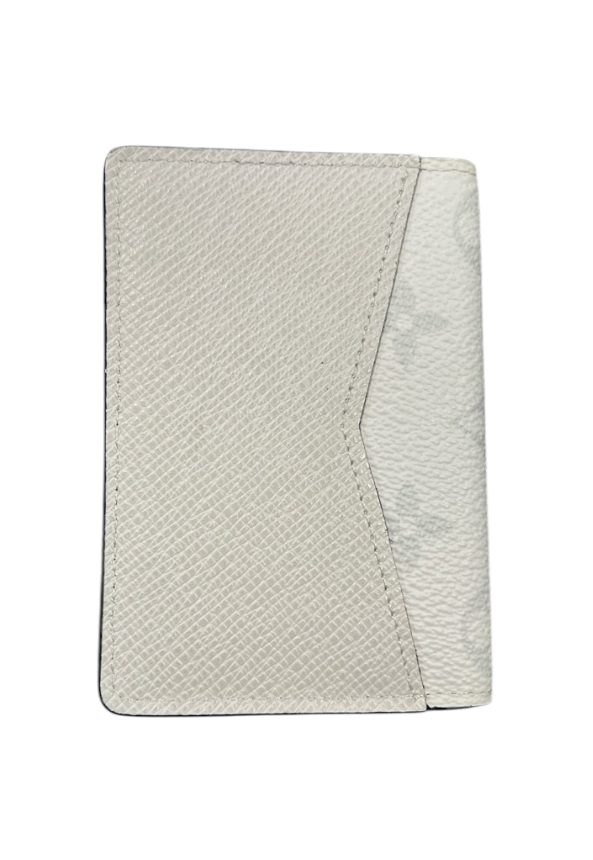 Louis Vuitton Taiga Taigarama White Monogram Canvas Pocket Organizer