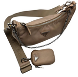 Prada Nylon Re-Edition 2005 Shoulder Bag Deserto