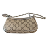 Gucci Silver/Leather Mini Ophidia Chain Bag