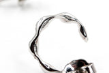 Silver Diamond Earrings - 925 Silver - 0.22ctw