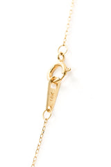 Turquoise and Diamond Evil Eye Necklace - 18k Yellow Gold - 0.13ctw
