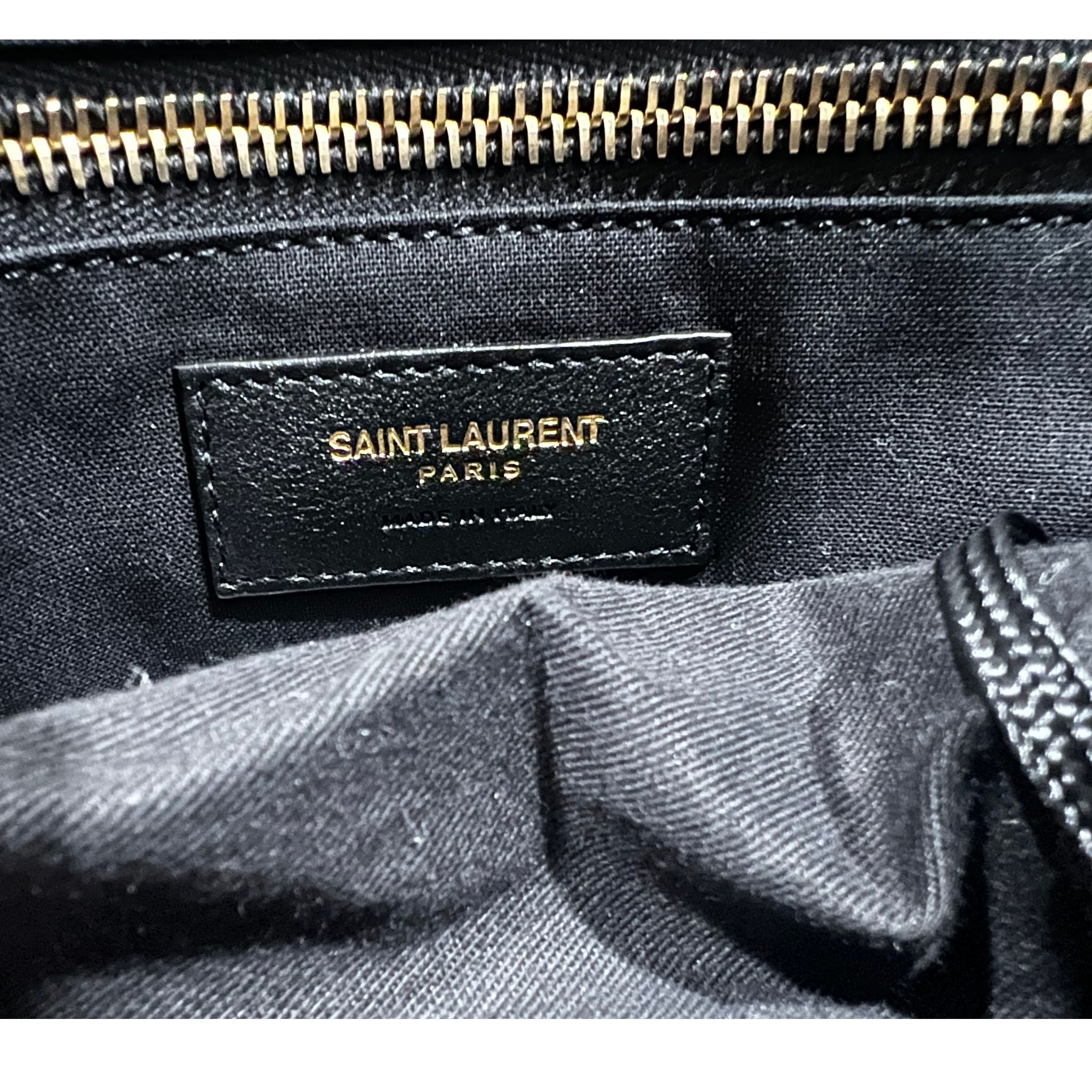 Yves Saint Laurent Rive Gauche Linen Tote